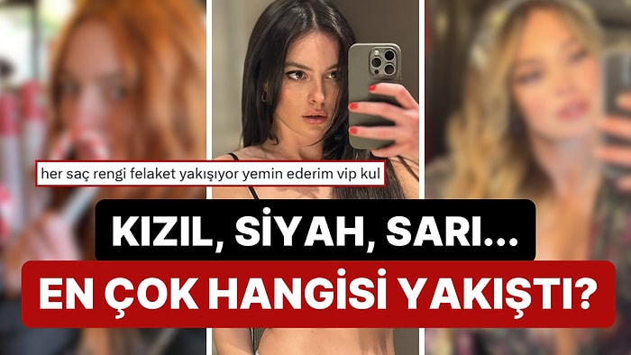 Her Hali Bir Başka Güzel Olan Melis Sezen'in Dönem Dönem Değişen Saçlarında Ona En Çok Yakışan Rengi Seçelim!