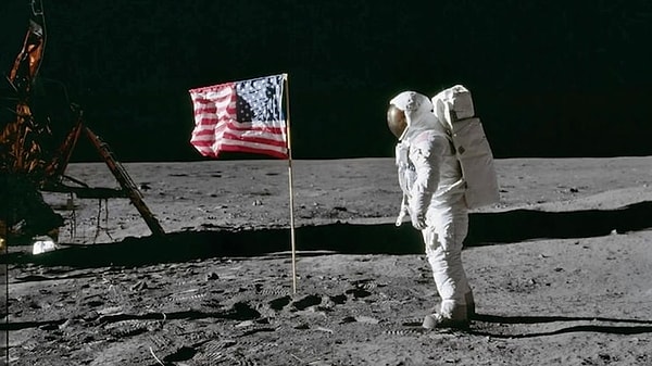 According to Buzz Aldrin, the Moon’s surface is much harder than you’d think.