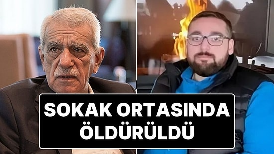 Ahmet Türk'ün 29 Yaşındaki Torunu Hüseyin Reber Türk Silahlı Saldırı Sonucu Hayatını Kaybetti