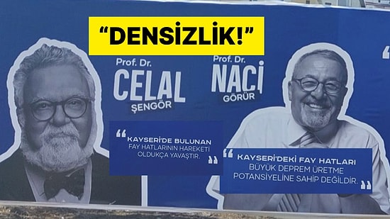 Naci Görür Kendisi ve Celal Şengör'ün Beton Firması Reklamında Kullanılmasına İsyan Etti