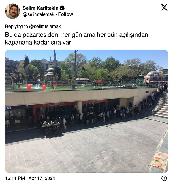 Ardından sıranın her saat olduğunu vurguladı.