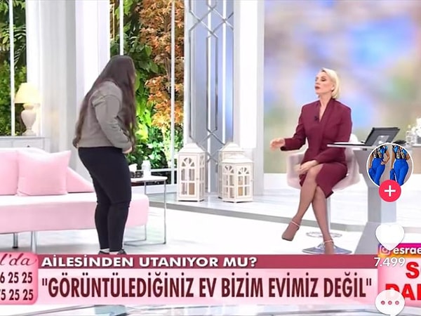 Esra Erol, birkaç kez uyardı: "Tuğbacığım ağzından çıkanlara dikkat et. Ben çok dikkat etmeye çalışıyorum. Bu program haber ve bilgi formatında." dedi.