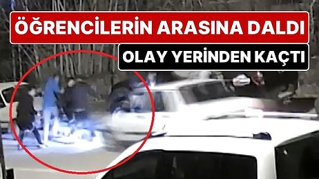 Ankara'da Otomobil Öğrencilerin Arasına Daldı: Kameraya Yansıyan Olaydan Sonra Otomobil Sürücüsü Kaçtı