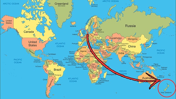 Ada ve yarımadana oluşan; armasında sudan çıkan bir aslan bulunan Zeeland kenti ile adını verdiği ülke arasında 17 bin 700 kilometre mesafe bulunuyor.