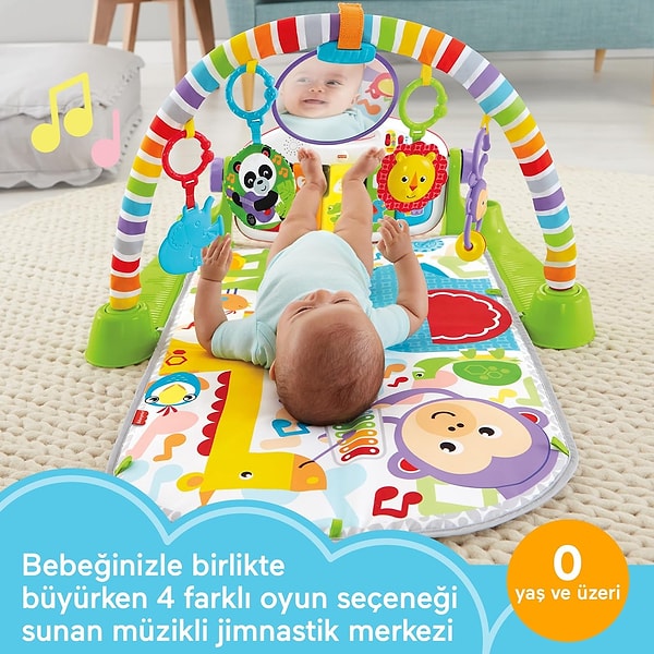 Fisher Price Delüks Piyanolu Jimnastik Merkezi