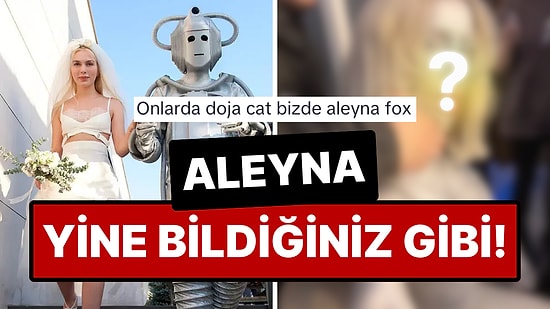 Yine Bir Şeyler Deniyor: Daha Önce Robotla Evlenen Aleyna Tilki Bu Sefer Robotun Kendisi Olmaya Karar Verdi!