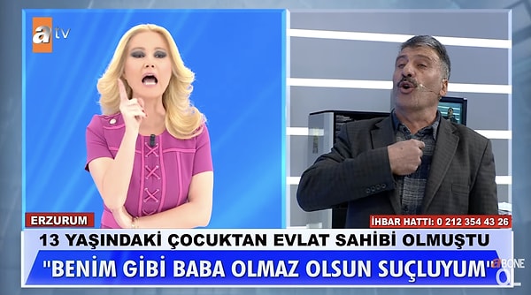 Tansiyonların yükseldiği sırada söylenenlerin pek çoğu televizyona aktarılmadı. Ancak Mehmet Emin'in babası hakkındaki hadsiz sözlerine ateş püsküren Anlı "Babamın ayağını yıkadığı suyu içmezsin be!.. Senin o dilini kopartırım anladın mı?" diyerek had bildirdi.