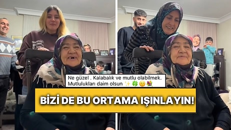 Çocuklarının ve Torunlarının Sesinden Kim Olduğunu Anlamaya Çalışan Tatlı Teyze Neşeli Anlara Vesile Oldu