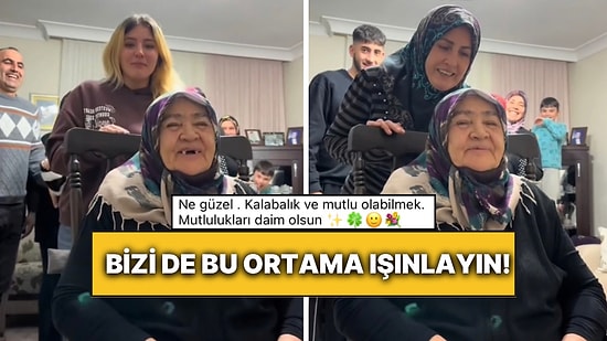 Çocuklarının ve Torunlarının Sesinden Kim Olduğunu Anlamaya Çalışan Tatlı Teyze Neşeli Anlara Vesile Oldu