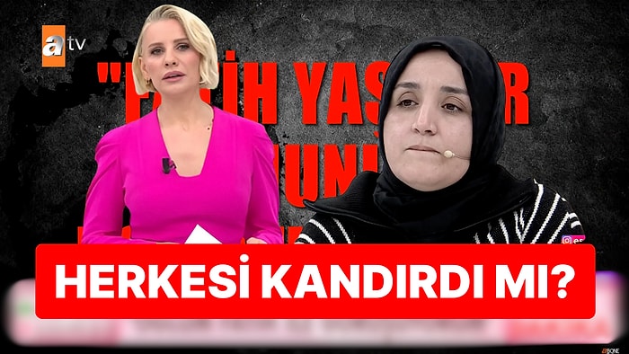 Herkesi Kandırdı mı? Esra Erol'da Aylarca Aranan Fatih Aydın ile İlgili Anne Rabia "Oğlumla Görüşüyorum" Dedi!