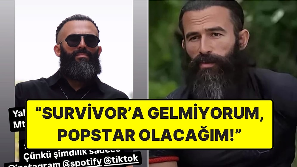 "Şarkıcı Olacağım" Survivor Turbo Turabi, Şarkı Çıkardığını Duyurdu!