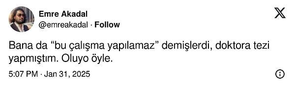 Türeli'ye destek yorumları yağarken benzer durumu yaşayanlar da TÜBİTAK'a sitem etti. İşte o yorumlar 👇