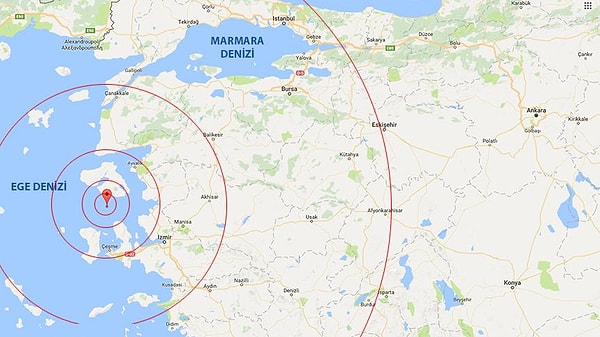 Ege Denizi art arda üç depremle sallandı. Söz konusu depremleri AFAD, resmi X hesabından duyurdu.