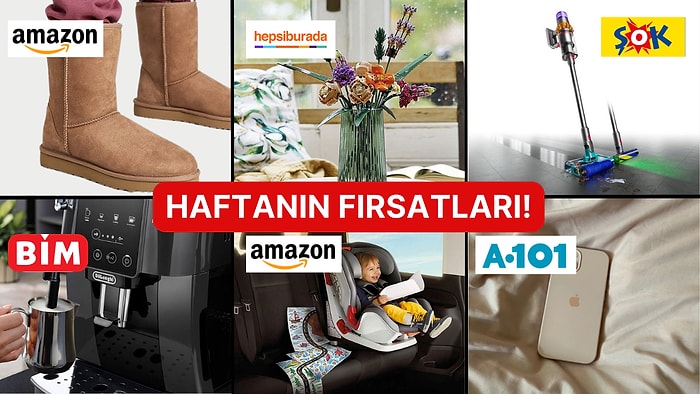 Haftanın Tüm İndirimleri Burada! Hepsiburada'dan Amazon'a Dikkat Çeken İndirimler ve Aktüel Katalogları