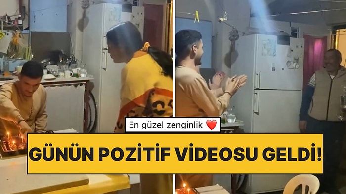 Kavga Ediyor Gibi Yaparak Babalarına Doğum Günü Sürprizi Yapan Gençler Kalpleri Isıttı