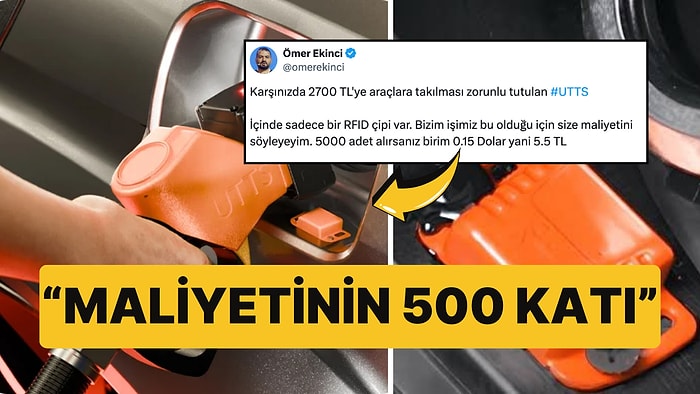 Teknoloji Şirketi CEO'su Ömer Ekinci, 2700 TL'lik UTTS Cihazının (TTB) Maliyetinin 5.5 TL Olduğunu Açıkladı!