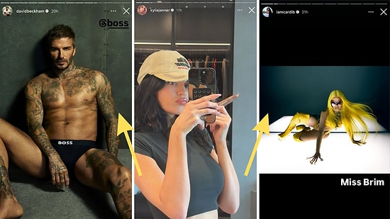 Cardi B'nin İddialı Tarzından Beckham'ın Fit Vücuduna 1 Şubat'ta Yabancı Ünlülerin Instagram Paylaşımları