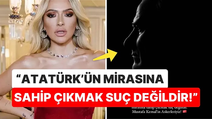 Hadise'den 5 Teğmenin Ordudan İhraç Edilmesine Tepki: "Atatürk'ün Mirasına Sahip Çıkmak Suç Değildir!"