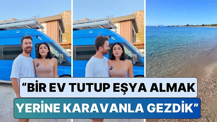 Evlendikten Sonra Eve Çıkmak Yerine Karavan Alan Çift Yaşadıkları Süreci Anlattı