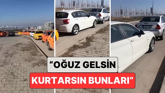 Ankara'da Yine Bir Grup Taksici Martı Tag Sürücüsünü Yakaladıkları Anları Paylaştı: "Oğuz Kurtarsın Bunları"