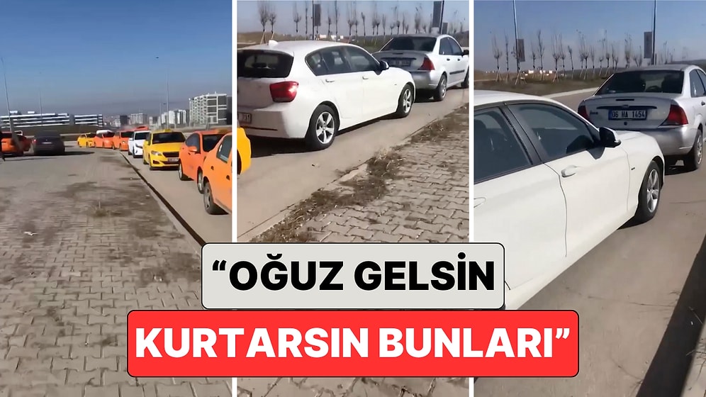 Ankara'da Yine Bir Grup Taksici Martı Tag Sürücüsünü Yakaladıkları Anları Paylaştı: "Oğuz Kurtarsın Bunları"