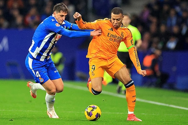 İspanya LaLiga'nın 22. haftasında lider Real Madrid, düşme hattından kurtulmaya çalışan Espanyol'a konuk oldu.