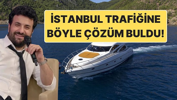 Arkadaşının Davetine Geç Kalan Hasan Can Kaya İstanbul Trafiğine Bakın Nasıl Çözüm Buldu!