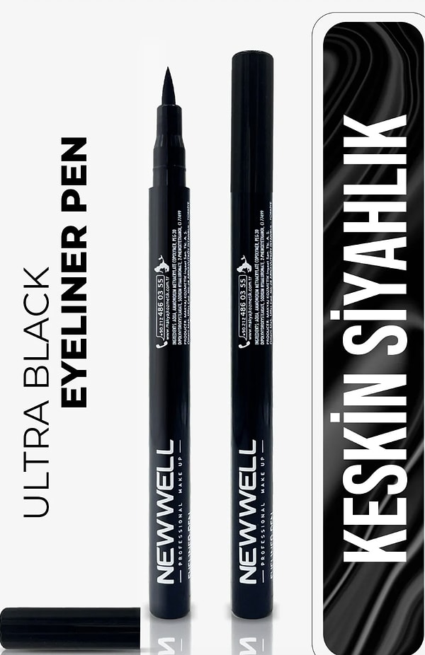 10. New Well Ultra Black Eyeliner Pen