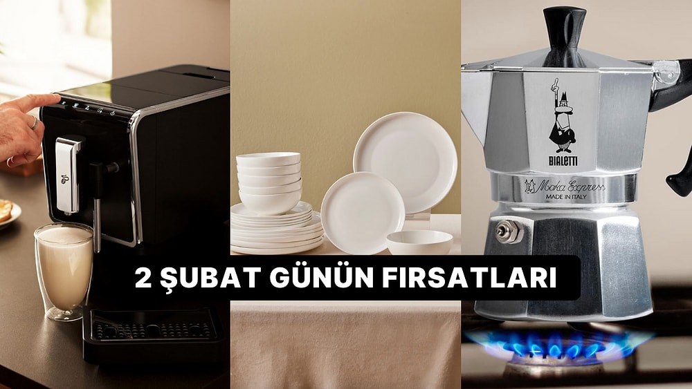 Bugün İndirimde Neler Var? Karaca Yemek Takımından Tchibo Kahve Makinesine 2 Şubat 2025 Günün Fırsatları