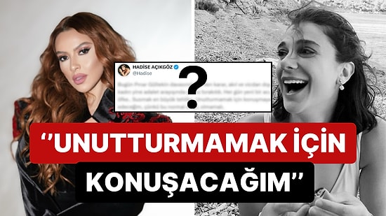 Hadise, Pınar Gültekin Davasında Cemal Metin Avcı'ya Uygulanan İndirime ve Verilen Hükme Tepki Gösterdi!