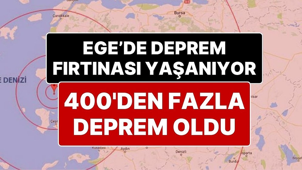 Deprem mi Oldu? AFAD’dan Depremler Hakkında Açıklama Geldi: Ege Denizi’nde Deprem Fırtınası Yaşandı!