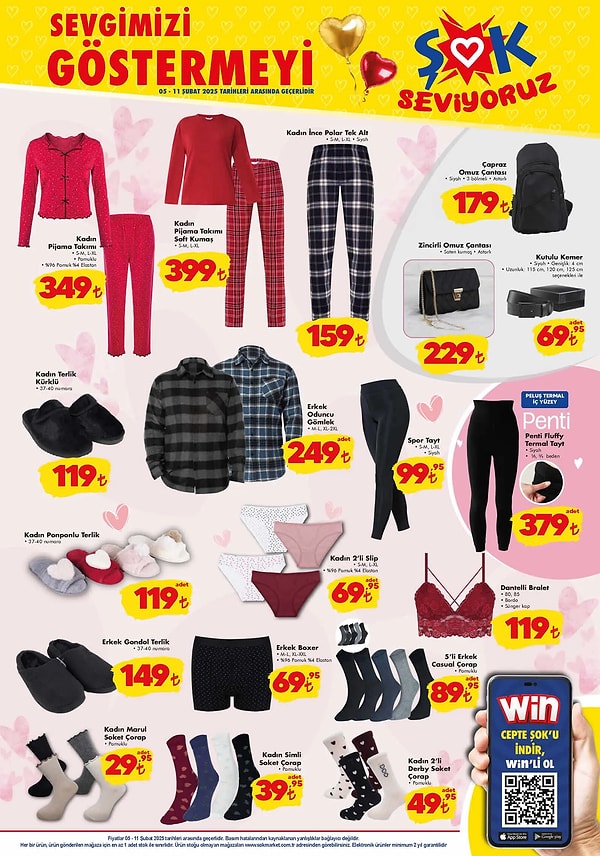 Kadın Pijama Takımı 349 TL,