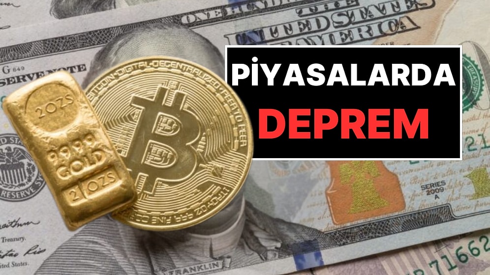 Piyasalarda Deprem: Dolar 36 TL’yi Aştı, Bitcoin Çakıldı, Gram Altın Rekor Tazeledi