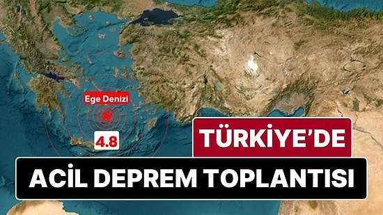 Ege Denizi’ndeki Yüzlerce Depremin Ardından Türkiye’de Acil Durum Toplantısı Düzenleniyor