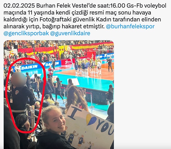 Ardından durumu şikayet etti.