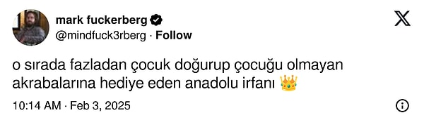 Bu tartışılırken bir kullanıcı Anadolu'da rastlanan bir geleneği hatırlattı.