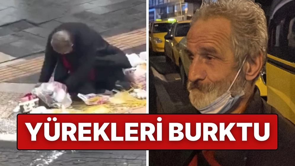 Aydın’da Yürek Burkan Görüntü: Düşürdüğü Erzak Kolisini Toplamaya Çalışan Yaşlı Adama Ulaşıldı