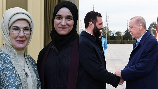 Suriye Cumhurbaşkanı Ahmed eş Şara ve eşi Latife El Durubi, Türkiye’ye ziyarette bulundu. Şara, Cumhurbaşkanı Erdoğan ile bir araya geldi, Suriye First Lady’si ise Emine Erdoğan’la görüştü.