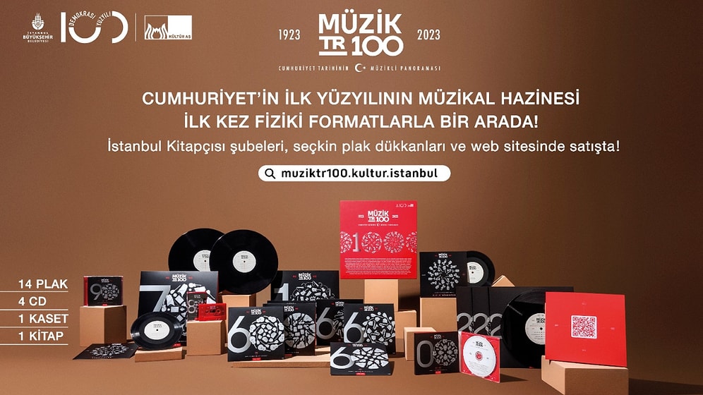 Cumhuriyet’in İlk Yüzyılının Müzikal Hazinesi: Müzik TR100 Satışta!