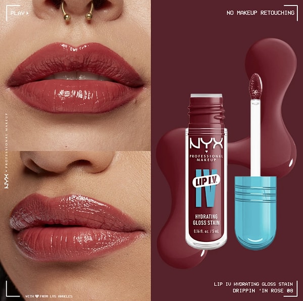 NYX Professional Makeup Lıp I.v. Vitamin Içeren Parlatıcı