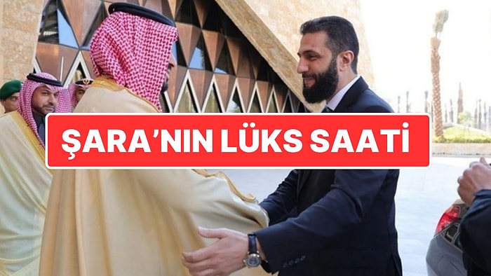 Suriye Cumhurbaşkanı Ahmed Şara’nın Lüks Saati: Kolunda Milyonları Taşıyor