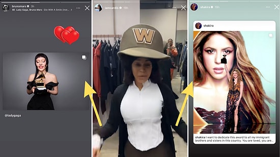 Lady Gaga'ya Hayran Bruno Mars'tan Cardi B'nin Şapkasına 5 Şubat'ta Yabancı Ünlülerin Instagram Paylaşımları