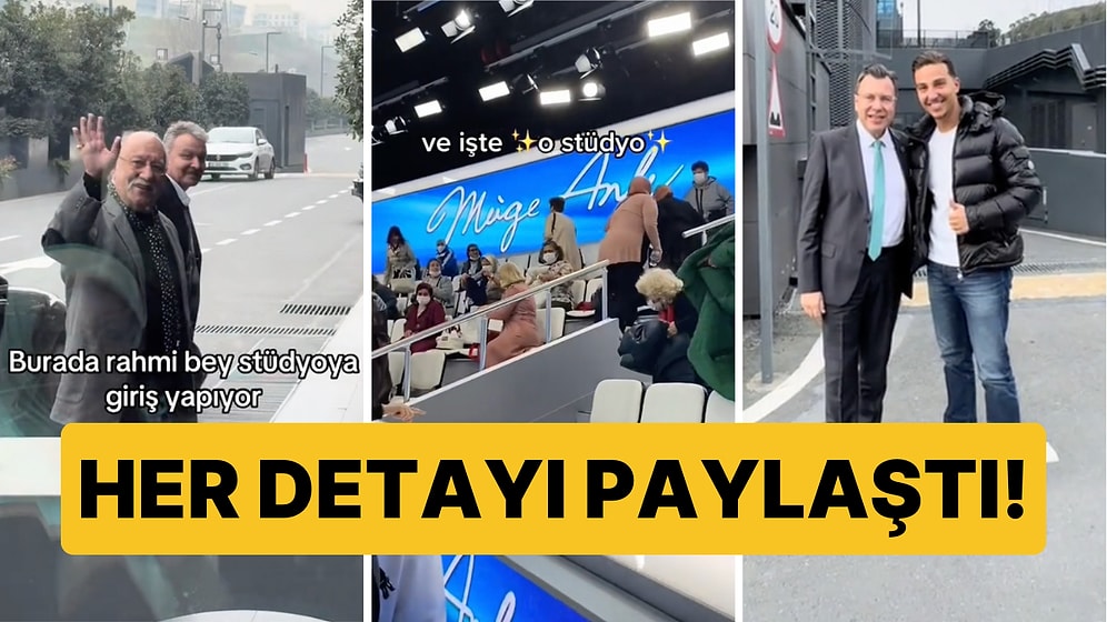 Bir TikTok Kullanıcısı Müge Anlı Stüdyosuna Seyirci Olarak Katılıp Deneyimlerini Paylaştı!