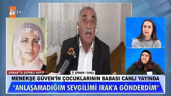 Israrla dayılarını sorumlu bulan kızlara Müge Anlı, güzel bir haber de verdi. Annelerinin babaları tarafından Irak'ta bir erkeğe verildiğini söyleyenler hatta orda onu gören birileri bile vardı.