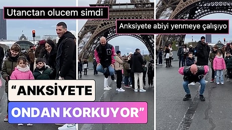 Anksiyete Ondan Korkuyor: Aras Karanfil Eyfel Kulesi'nin Önünde "Çekirge" Şarkısını Söyleyerek Dans Etti