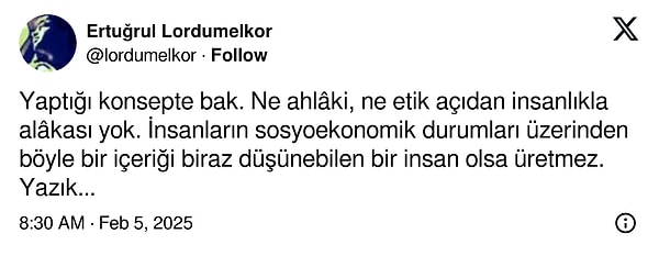 Birçok kişi eleştiri yağmuruna tutarken...