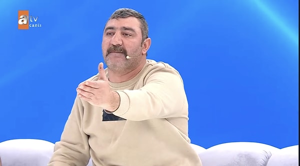 Daha sonra hem ağlayıp hem küfürler eden adam, Müge Anlı'yı epey öfkelendirdi.