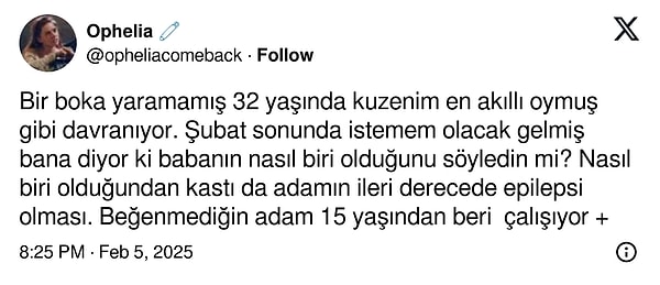 Geçtiğimiz günlerde bir kullanıcı, 32 yaşındaki kuzeniyle olan ilişkisini anlattı.