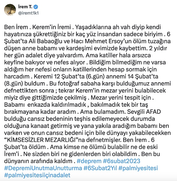 İrem'in mücadelesi ise üzerine çok konuşulması gereken bir Türkiye özeti.