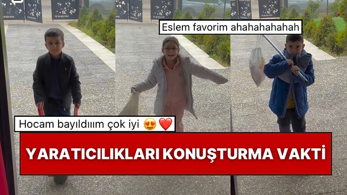 “Çantanız Olmasaydı Okula Nasıl Gelirdiniz?” Sorusu Karşısında Minik Öğrencilerden Eğlenceli Yanıtlar